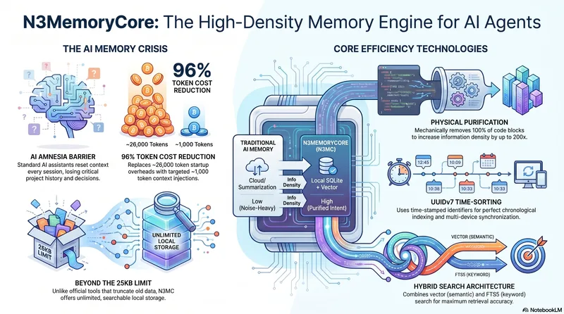 N3MemoryCore - High-Density Memory Engine